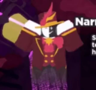 Sticker from It's a Narrator!