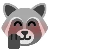 😌 emoji Raccoon 🦝 Telegram sticker 4 of 41