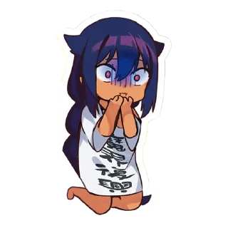 🤮 emoji Jahy-sama Telegram sticker 21 of 54