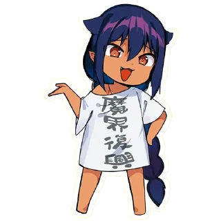 😁 emoji Jahy-sama Telegram sticker 15 of 54