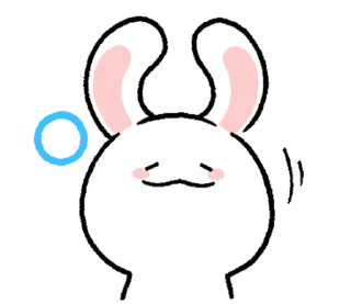 ⭐ emoji ミヨンミヨン バニー 2 @moe_sticker_bot Telegram sticker 16 of 24
