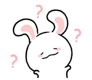 ⭐ emoji ミヨンミヨン バニー 2 @moe_sticker_bot Telegram sticker 3 of 24