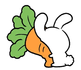 ⭐ emoji ミヨンミヨン バニー 2 @moe_sticker_bot Telegram sticker 12 of 24