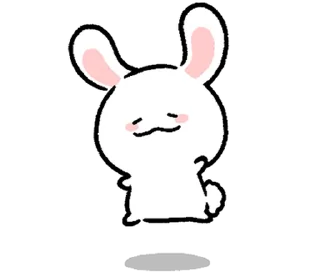 ⭐ emoji ミヨンミヨン バニー 2 @moe_sticker_bot Telegram sticker 17 of 24