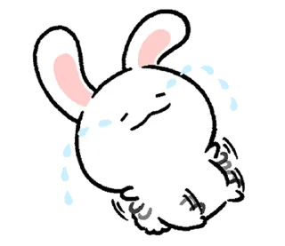 ⭐ emoji ミヨンミヨン バニー 2 @moe_sticker_bot Telegram sticker 13 of 24