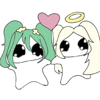 Sticker from Марта и Оладья