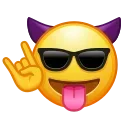 😎 emoji Crazy Emoji 1 @xkysluv Telegram sticker 10 of 120