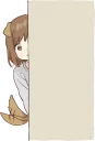 Sticker from Dog girls sticker ENG :: @line_stickers