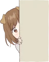 Sticker from Dog girls sticker ENG :: @line_stickers