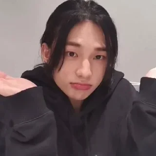 🌟 emoji Hyunjin @idol_wallpaper_krisqz Telegram sticker 15 of 26