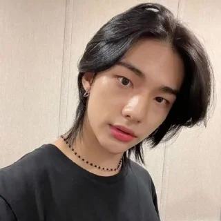 🌟 emoji Hyunjin @idol_wallpaper_krisqz Telegram sticker 11 of 26