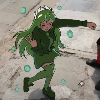 💚 emoji Фукуа Telegram sticker 17 of 55