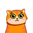 🔥 emoji Кот Батон @FOXDIZIGNERLIFE Telegram sticker 10 of 17