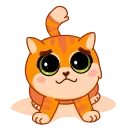 🥺 emoji Кот Батон @FOXDIZIGNERLIFE Telegram sticker 5 of 17