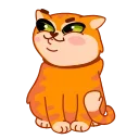 😼 emoji Кот Батон @FOXDIZIGNERLIFE Telegram sticker 4 of 17