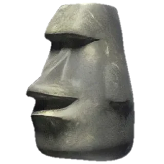 🗿 emoji Больше стиков тут: @stikery4 Telegram sticker 2 of 31