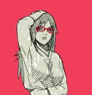 Sticker from Karin Uzumaki