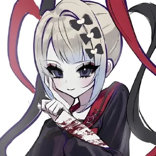 💔 emoji Dark Kangel by @NSOemoji Telegram sticker 22 of 120