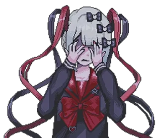 💔 emoji Dark Kangel by @NSOemoji Telegram sticker 10 of 120