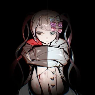 💔 emoji Dark Kangel by @NSOemoji Telegram sticker 23 of 120