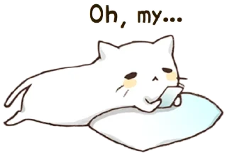 Sticker from Pillow & Cat • @punipuni_stickers