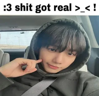 ⭐️ emoji 𝓯𝓻𝓮𝓪𝓴𝔂 ... jaehyun @Stikerhi_bot Telegram sticker 4 of 26