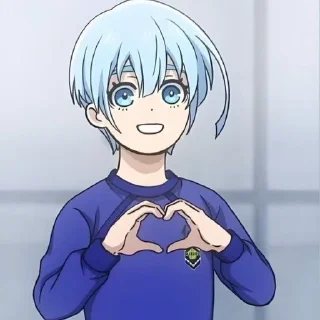 🫶 emoji синие футболисты Telegram sticker 17 of 110