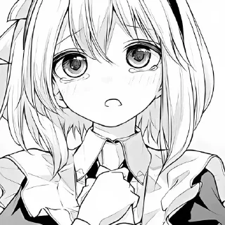 🧼 emoji Грустные аниме Telegram sticker 19 of 119