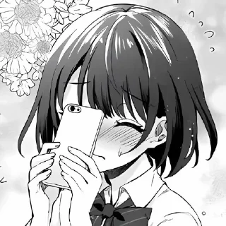 🥛 emoji Грустные аниме Telegram sticker 22 of 119