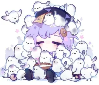 Sticker from Qiqi