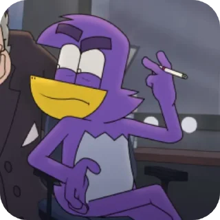 🦆 emoji •🟣Fᴏᴄᴋy|Bᴀd Mᴀsᴄᴏᴛ/Crᴇᴀᴛᴏr:«ʍ.v.ᴩ»🟣• Telegram sticker 23 of 119