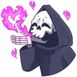 😘 emoji Смерть с косой Telegram sticker 9 of 48