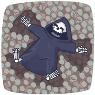 😁 emoji Смерть с косой Telegram sticker 8 of 48
