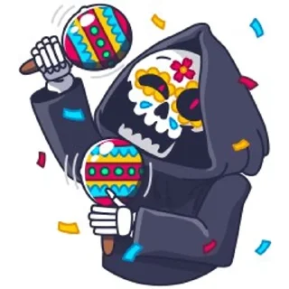 💃 emoji Смерть с косой Telegram sticker 5 of 48