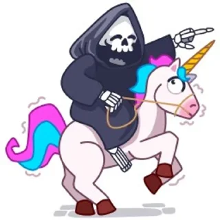 😁 emoji Смерть с косой Telegram sticker 6 of 48