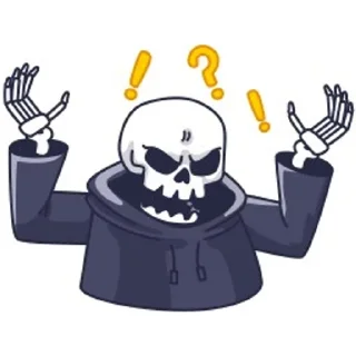😡 emoji Смерть с косой Telegram sticker 21 of 48