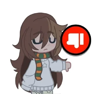 👎 emoji Аниса Совик Telegram sticker 9 of 96