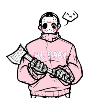 🤩 emoji Jason Voorhees @Ruzi_heh Telegram sticker 12 of 22
