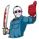 Sticker from Jason Voorhees