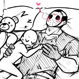 🤩 emoji Jason Voorhees @Ruzi_heh Telegram sticker 22 of 22
