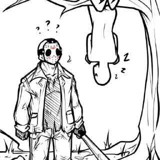 🤩 emoji Jason Voorhees @Ruzi_heh Telegram sticker 21 of 22