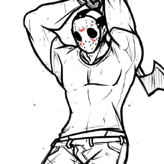 🤩 emoji Jason Voorhees @Ruzi_heh Telegram sticker 14 of 22
