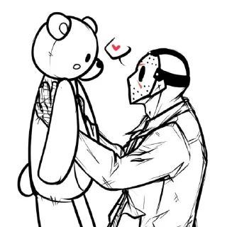 🤩 emoji Jason Voorhees @Ruzi_heh Telegram sticker 15 of 22