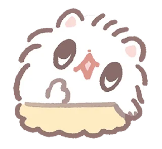 🤍 emoji ⬫ ۫ @cute_stickers_emoji  ۫  ᯏ Telegram sticker 15 of 24