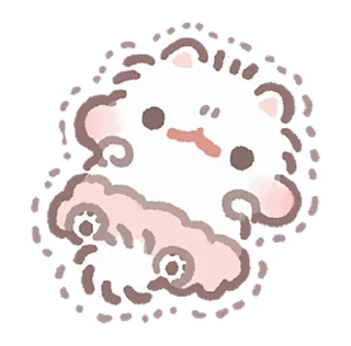 🤍 emoji ⬫ ۫ @cute_stickers_emoji  ۫  ᯏ Telegram sticker 9 of 24