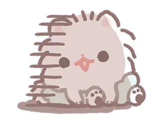 🤍 emoji ⬫ ۫ @cute_stickers_emoji  ۫  ᯏ Telegram sticker 16 of 24