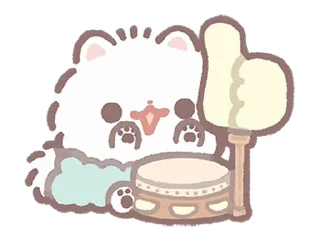 🤍 emoji ⬫ ۫ @cute_stickers_emoji  ۫  ᯏ Telegram sticker 6 of 24