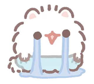 🤍 emoji ⬫ ۫ @cute_stickers_emoji  ۫  ᯏ Telegram sticker 13 of 24