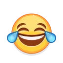 😂 emoji Больше стикеров 👉🏻 @stickertg4 Telegram sticker 4 of 42