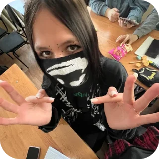 👍 emoji Не просто маша Telegram sticker 22 of 51